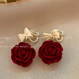 SZN Floral Shaped Korean Drop Earrings-48