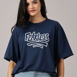Diversify Women Biker Printed Pockets T-shirt-image-85