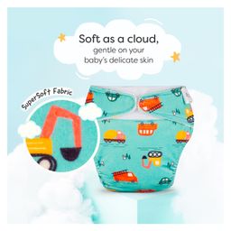 SuperBottoms Freesize UNO SuperSoft Cloth Diaper with Velcro | Reusable | Adjustable Fit | Dry Feel | 3M-3Y image 5