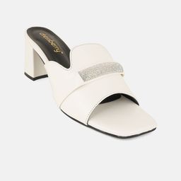 DressBerry PU Party Block Sandals-16