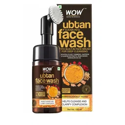 WOW SKIN SCIENCE Unisex Set of Ubtan Face wash & Vitamin C Clay Mask -300 ml image 2