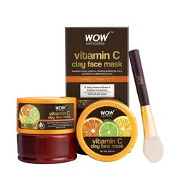 WOW SKIN SCIENCE Unisex Set of Ubtan Face wash & Vitamin C Clay Mask -300 ml image 5