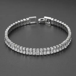 Peora Stylish Silver Roudium Plating Synthetic Stone Bracelets-image-33