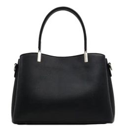 Call It Spring Black Solid Handbag-image-88