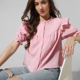 Only Pink Regular Fit Shirt-image-97