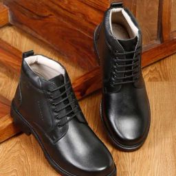 Louis Stitch Men's Obsidian Black Derby Boots-image-89