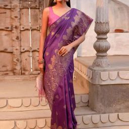 Soch Purple Other Zari Saree With Unstitched Blouse-picture-30