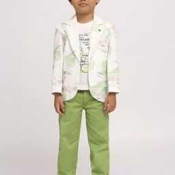 YK Boys Printed Three Piece Suit-image-74