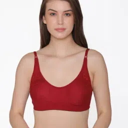 Clovia Maroon Non Wired Non Padded Full Coverage Bra-15