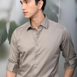 Rare Rabbit Green Cotton Solid Relaxed Fit Formal Shirt-picture-27