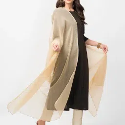 Fabindia Beige Plain Dupatta-picture-12