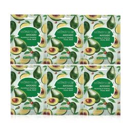 MONDSUB Avocado Nourishing Sheet Masks (Pack of 6) - 20 ml Each-image-31