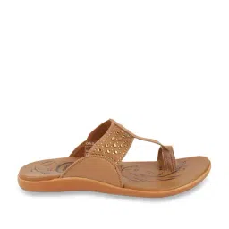 MediFeet Women's Beige Toe Ring Sandals-image-80