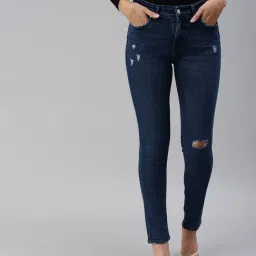 showoffff SHOWOFF Clean Look Blue Slim Fit Denim Jeans-picture-22