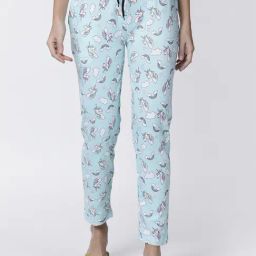 Kryptic Aqua Printed Pyjamas-image-11