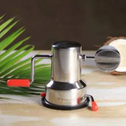 Wonderchef Stainless Steel Coconut Scraper with Vacuum Base-image-46
