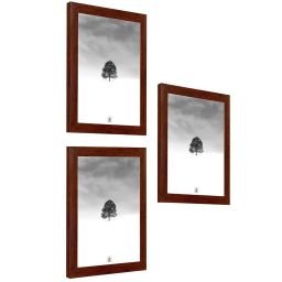 Art Street Brown Engineered Wood A4 Size Certificate & Document Photo Frames - Set of 3 image 3