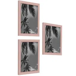 Art Street Pink Engineered Wood A4 Size Certificate & Document Photo Frames - Set of 3 image 3
