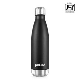 Pexpo Black Knight Stainless Steel Vacuum Insulated Water Bottle (500ml)-32