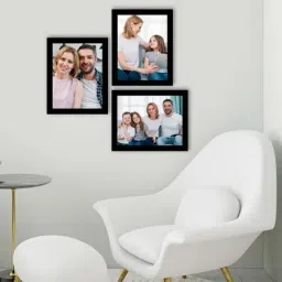 eCraftIndia Memory Wall Collage Photo Frame - Set of 3 Photo Frames for 3 Photos of 8'x10' image 2