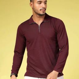 Rigo Wine Slim Fit T-Shirt-image-3
