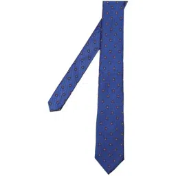 Park Avenue Blue Embroidered Tie with Cufflinks and Pocket Square-image-78