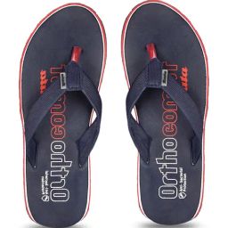Bata Women's ORTHOSOFT Navy Flip Flops-picture-28