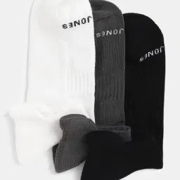 Jack & Jones Multicolor Blend Textured Socks Pack of 3-image-74
