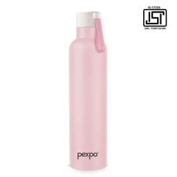 Pexpo Baby Pink Stainless Steel Vacuum Insulated Water Bottle (1000ml)-image-55