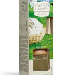 Yankee Candle Beige & Green Original Reed Clean Cotton Diffuser-picture-10