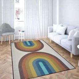 Presto Brown & Beige Polyester Washable Carpet-image-27