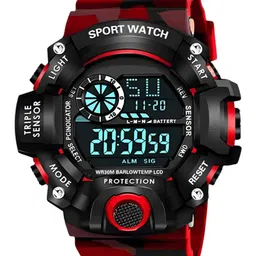 Hala Men Solid Round Tang Regular Digital Watch-G90-4 image 4