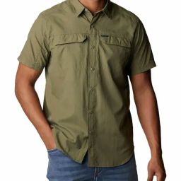 Columbia Men Green Silver Ridge 2.0 Short Sleeve Shirt-picture-21