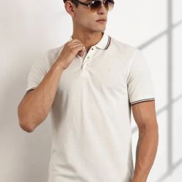 Thomas Scott Cream Regular Fit T-Shirt-image-86