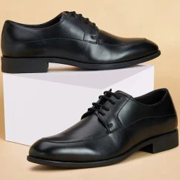 Byford by Pantaloons Men's Black Derby Shoes-picture-33