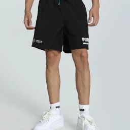 Puma Black Regular Fit Shorts-image-40