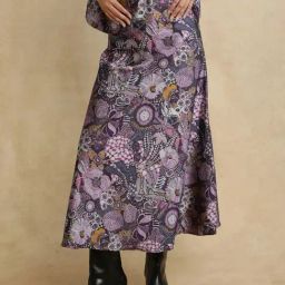 RAREISM Multi Satin Printed Skirt-picture-24
