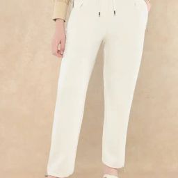 RAREISM Off White Blended Solid Trackpants-picture-17