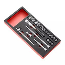 FACOM 3/8 inch Standard Socket Set 6 Point, MODM.JL161-36 (Set of 20 Pcs)-43