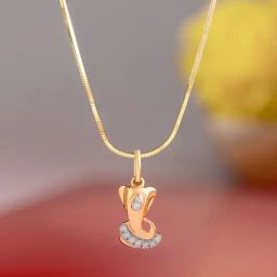 Jai Ganesh Gold and Diamond Pendant Mia by Tanishq-picture-7