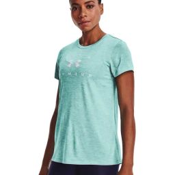Under Armour Green Regular Fit Printed Sports T-Shirt-picture-45