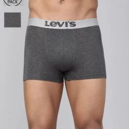 Levi's Grey Blended Solid Trunks Pack of 2-picture-27