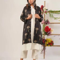 Sandlore Black Printed Jacket-picture-31