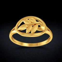 Joyalukkas 22k Foliage Gold Ring for Women-image-41