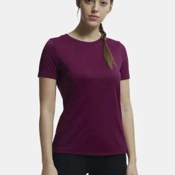 Jockey Maroon Relaxed Fit Sports T-Shirt-picture-25