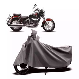 Auto Pearl Two Wheeler Cover with Bag for Hyosung Aquila 250, Silver-image-39
