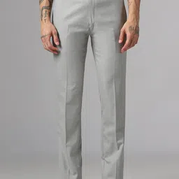 TAHVO Men Relaxed Easy Wash Formal Trousers-image-89