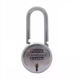 Foora 65 mm Stainless Steel Polished Finish 5 Keys Padlock Lock-4