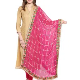 Dupatta Bazaar Pink Dupatta-52