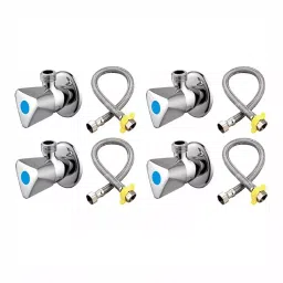 GENERIC Bathroom Faucet Set Stainless Steel Chrome Finish Silver, FG2405-image-79